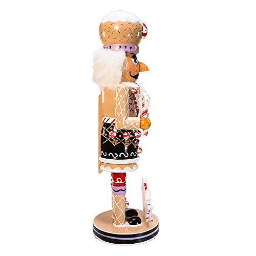 16-Inch Wooden Gingerbread Christmas Nutcracker I9512