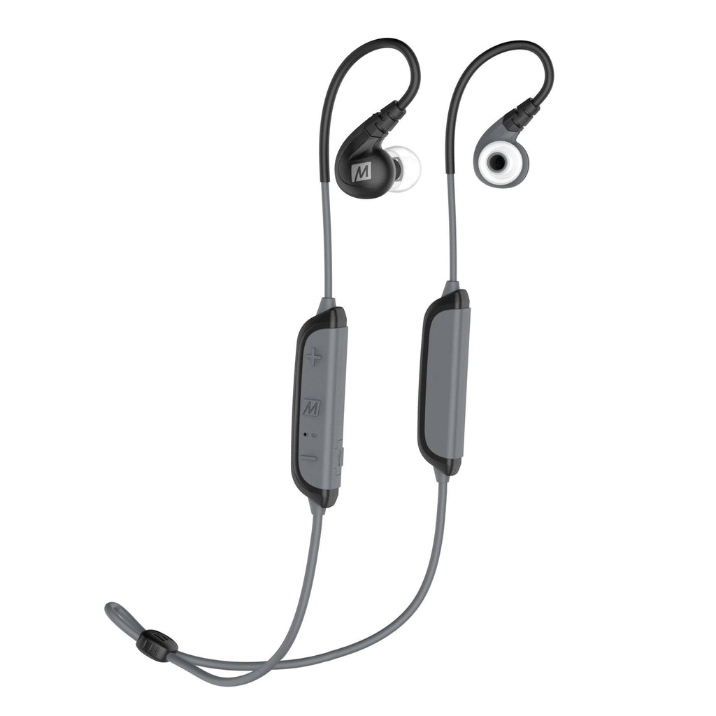 Secure-Fit Stereo Bluetooth Wireless Sports in-Ear Headphones (Black) I608