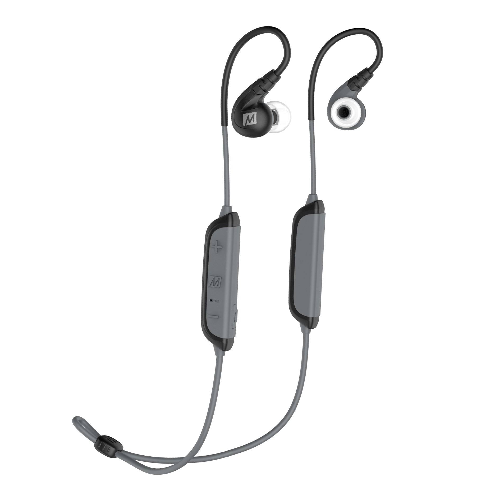 Secure-Fit Stereo Bluetooth Wireless Sports in-Ear Headphones (Black) I608