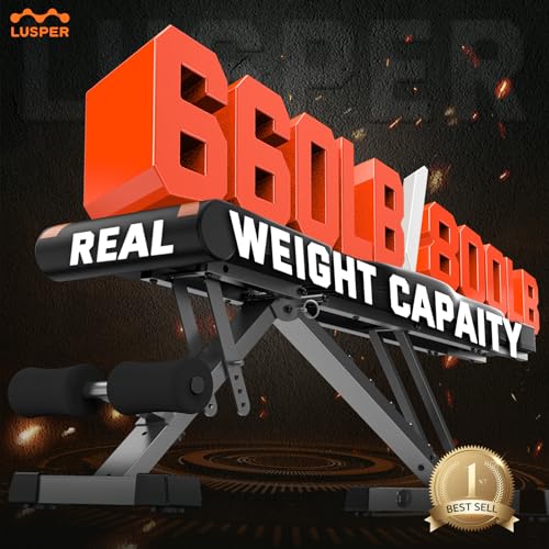 Adjustable Weight Bench Foldable Workout Bench O28923