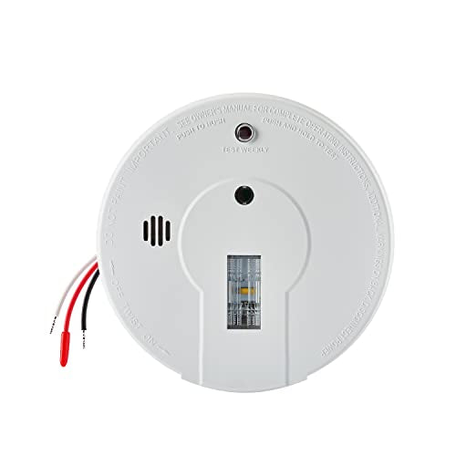 Hardwire Smoke Alarm with Exit Light and Battery Backup O53969