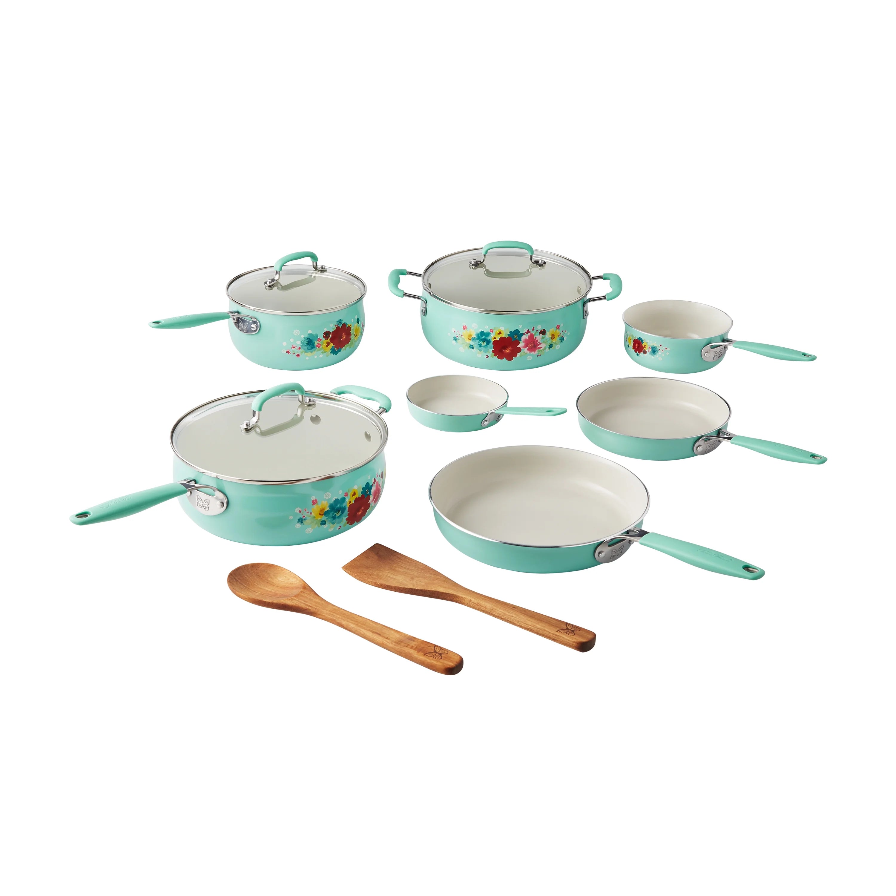 12 Piece Ceramic Cookware Set T2828