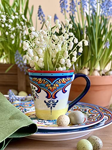 16 Piece Dinnerware Set, Service for 4, Multicolor Z158888