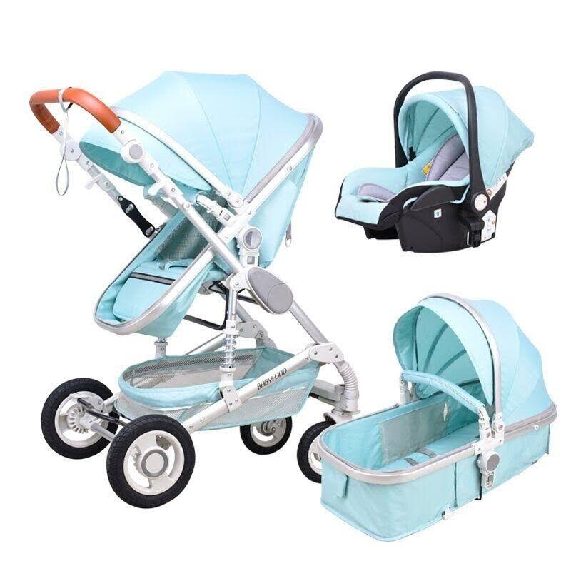 High Landscape Baby Stroller 3 in 1 Multifunctional Car P523