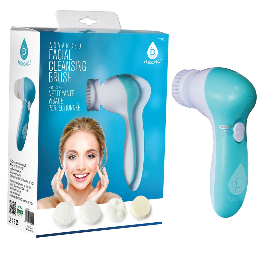 Complete Head-to-Toe Cleansing Set – Advanced Facial Brush + Biodegradable Clean Towels + Bamboo Body Brush