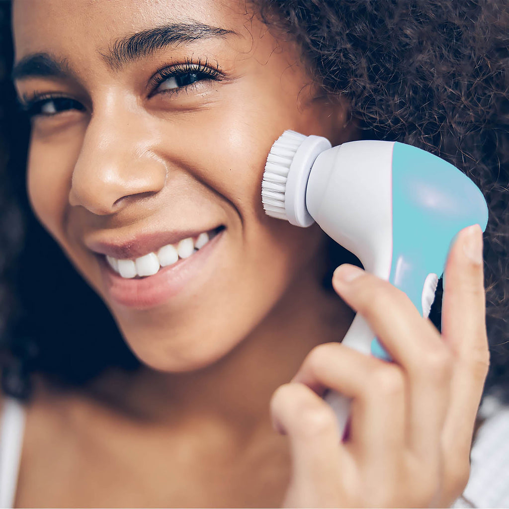 Complete Head-to-Toe Cleansing Set – Advanced Facial Brush + Biodegradable Clean Towels + Bamboo Body Brush