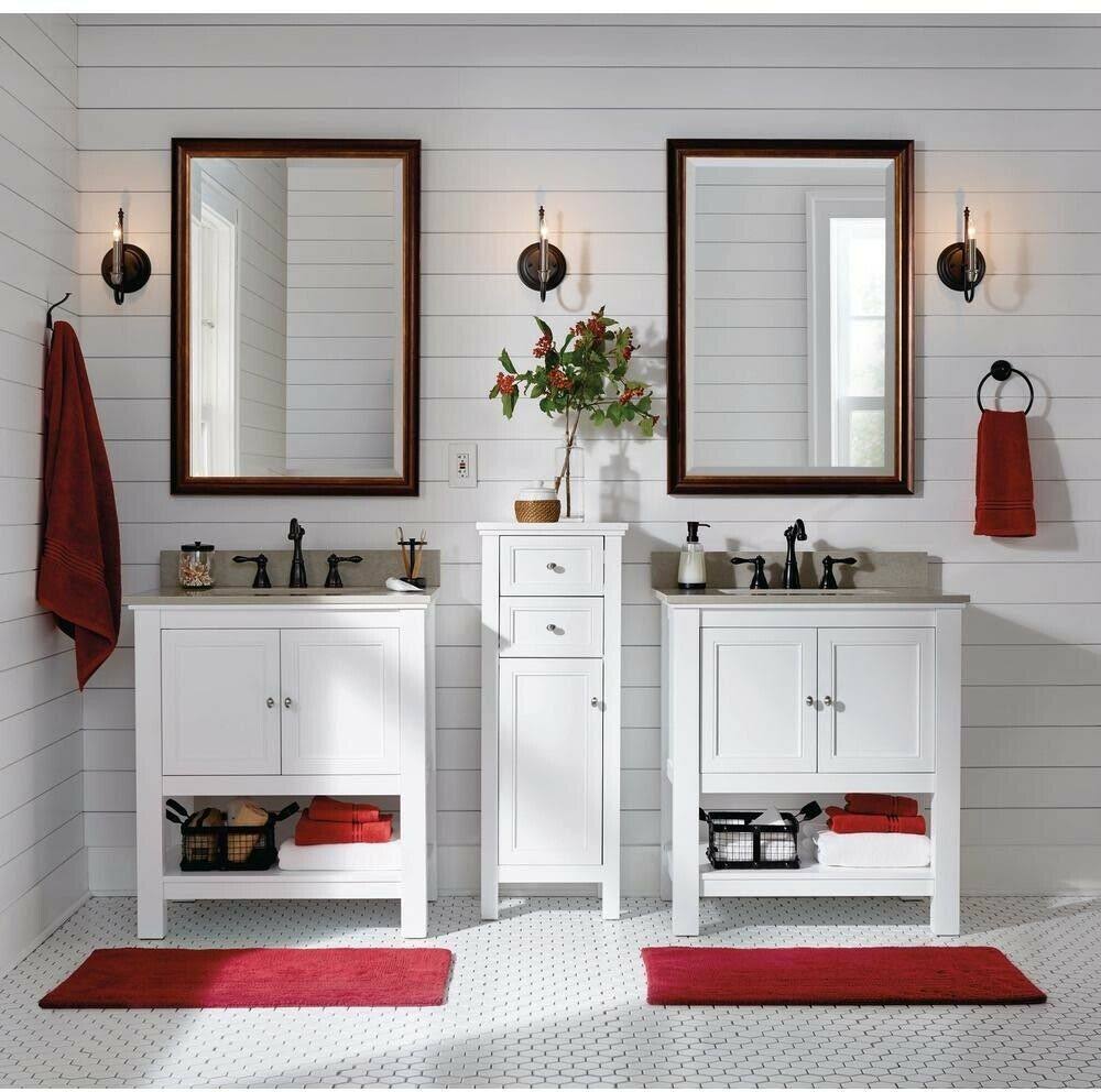2-Handle 8x22 Widespread Bathroom Faucet Tuscan Bronze G98138