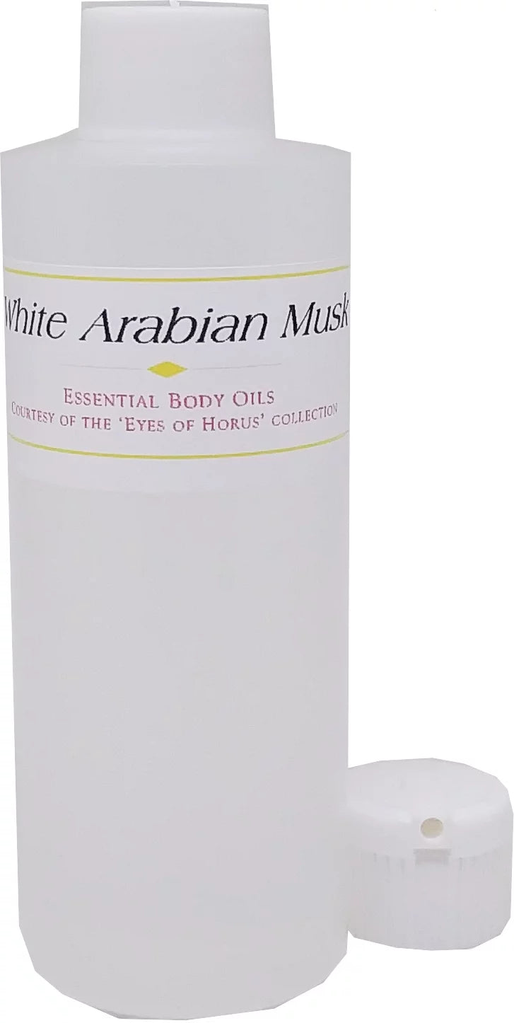 White Arabian Musk Scented Body Oil Fragrance 4 oz. W26718