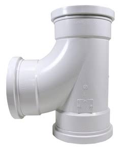 6 in. SDR 35 PVC Tee Wye S87647