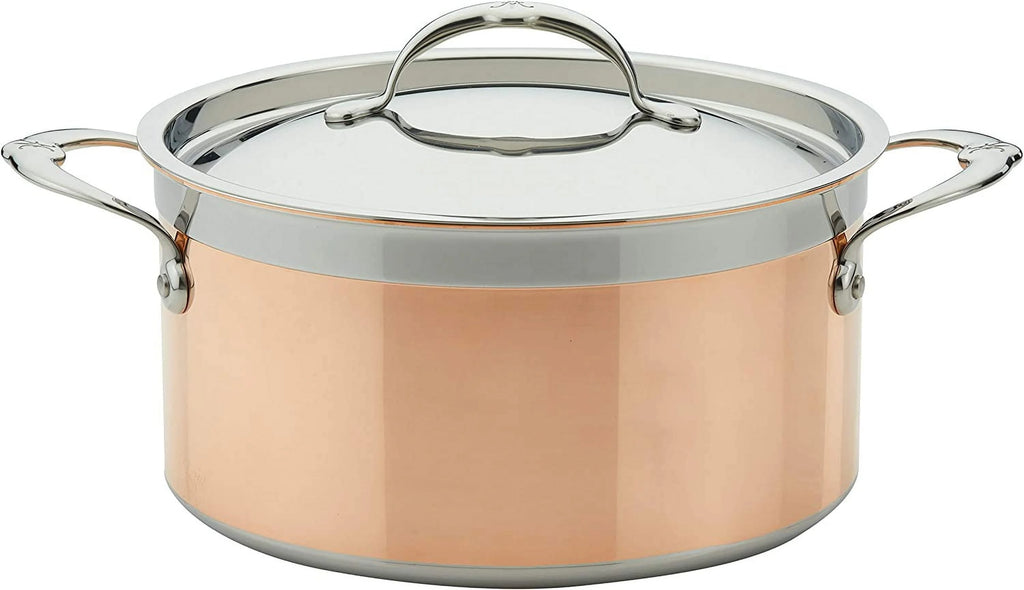 100% Pure Copper 10-Piece Cookware Set X804736