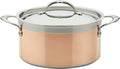 100% Pure Copper 10-Piece Cookware Set X804736