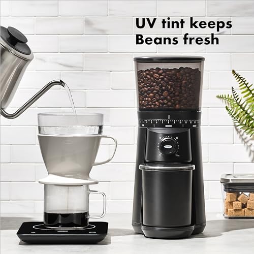 Matte Black Conical Burr Coffee Grinder J729790