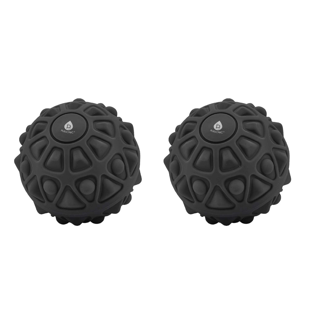 Pursonic 2-Pack Vibrating Massage Balls – Double the Power for Deep Muscle Relief