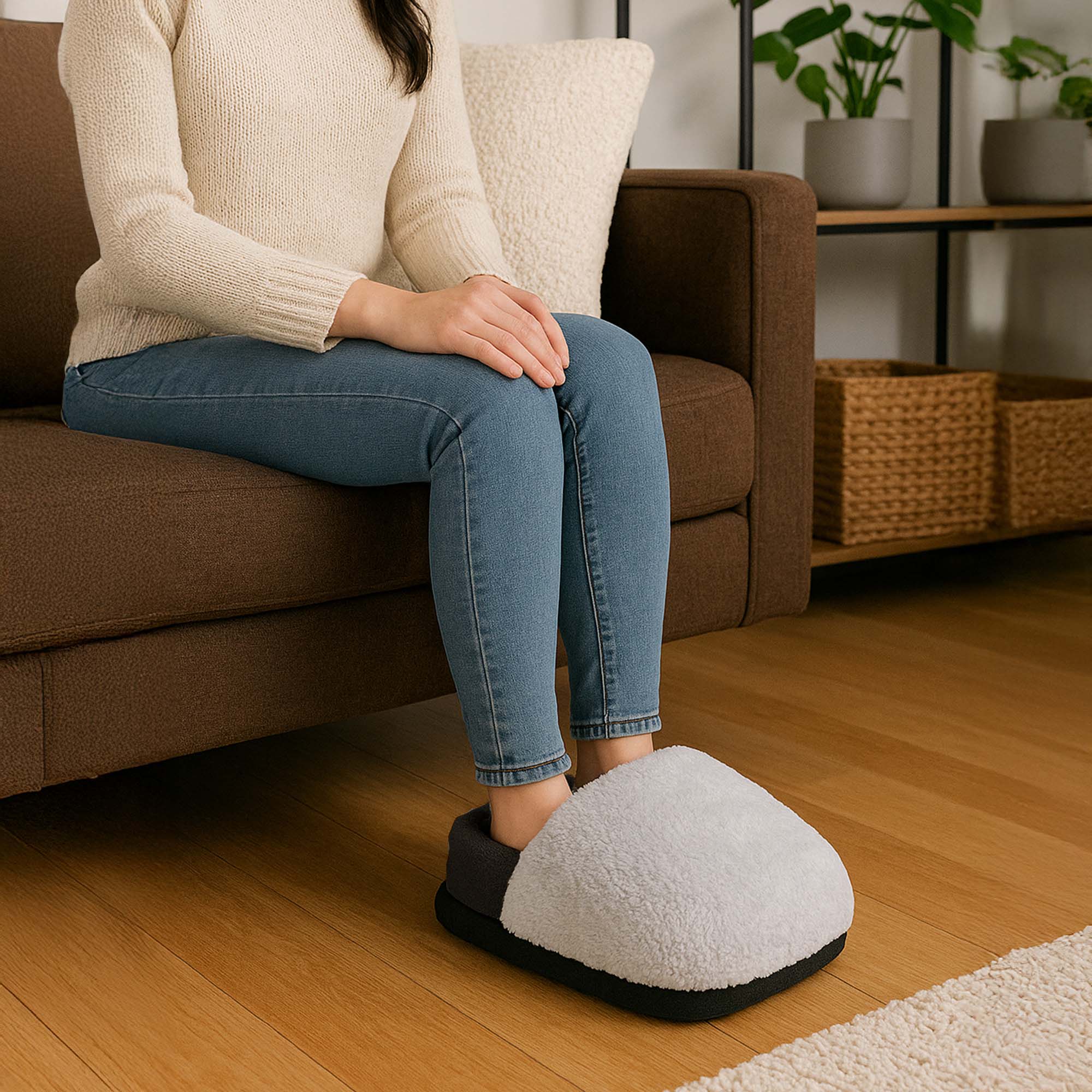 Ultimate Heat & Relaxation Duo: Foot Warmer + XL Heating Pad Bundle