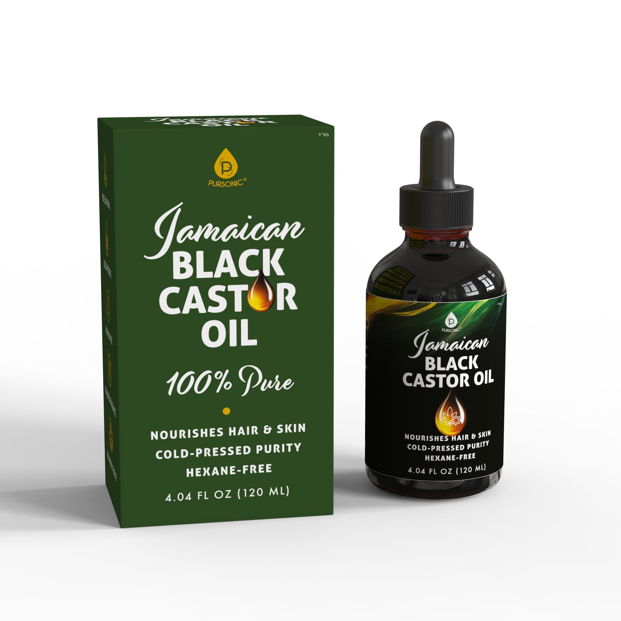 Jamaican Black Castor Oil – 100% Pure, Cold-Pressed Nourishment for Hair & Skin