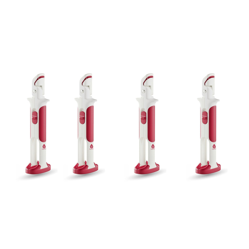Ultimate 4-Pack: Heat-Resistant Kitchen Safety Clips | Dual Silicone Jaws for Non-Slip Grip on Hot Cookware