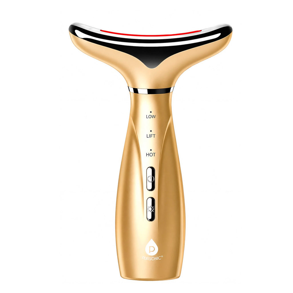 7-Color LED Light Therapy Neck & Face Device – Multi-Mode Rejuvenation System