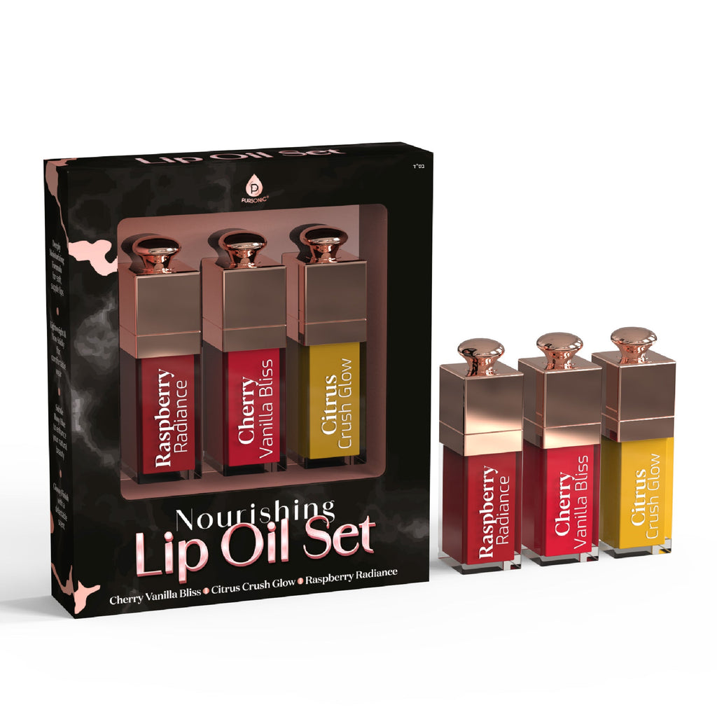 Anti-Aging Serum Set & Nourishing Lip Oil Trio