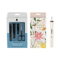 The Ultimate Professional Nail Care Duo: 4-Piece Precision Trimming Set and Professional Manicure & Pedicure Kit