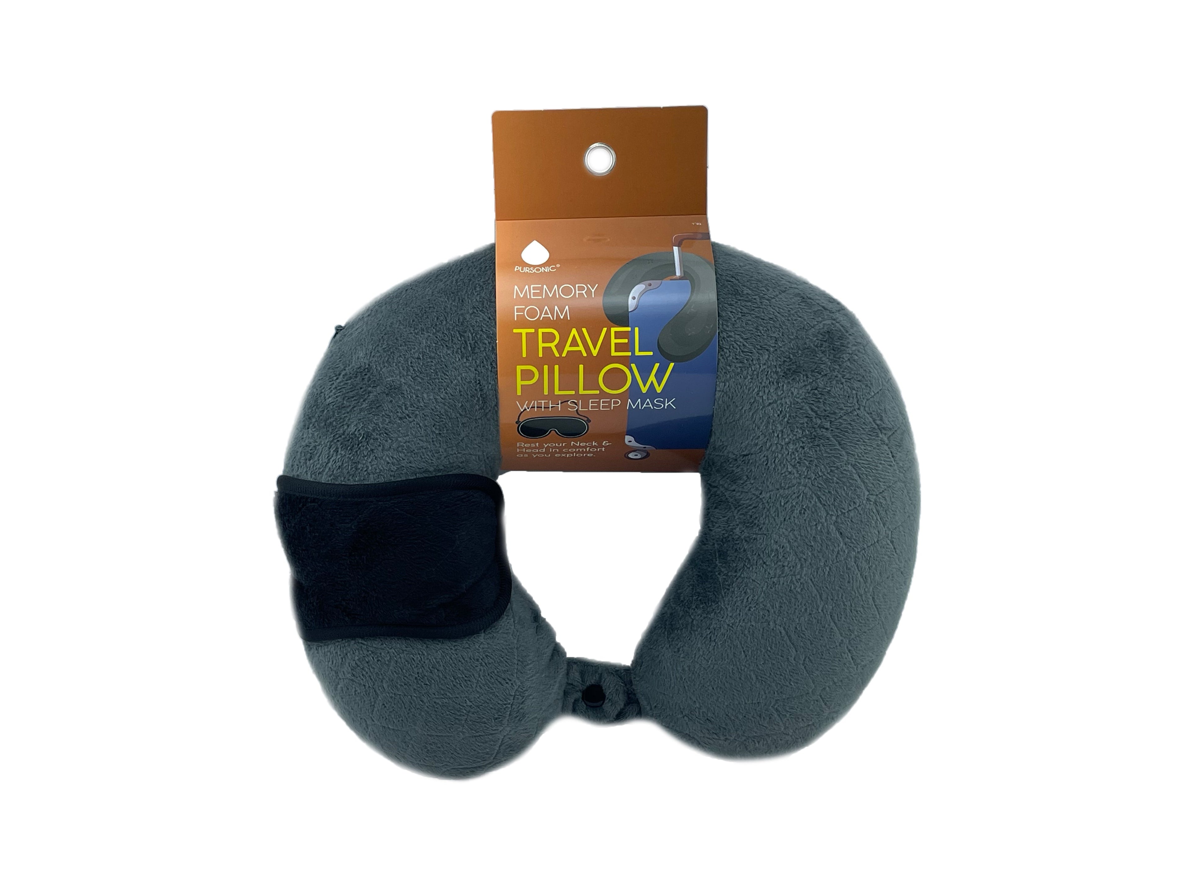 Ultimate Travel Essentials Bundle – Wireless Earbuds, Purtag Tracker & Memory Foam Travel Pillow Set