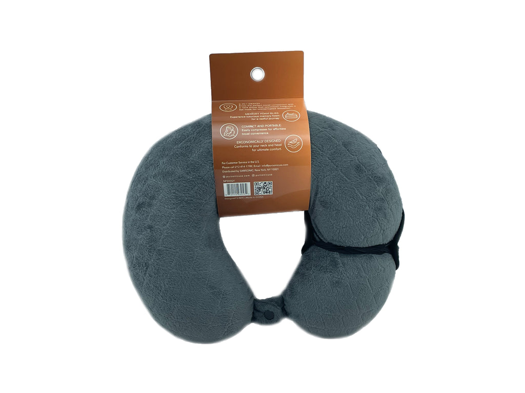 Electric Neck & Shoulder Heating Pad + Memory Foam Travel Pillow