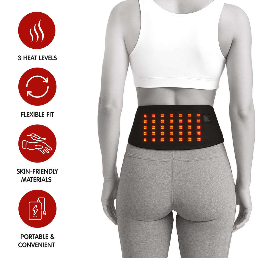 Pursonic Red Light Therapy Back Wrap – Comfort & Recovery for Lower Back and Core
