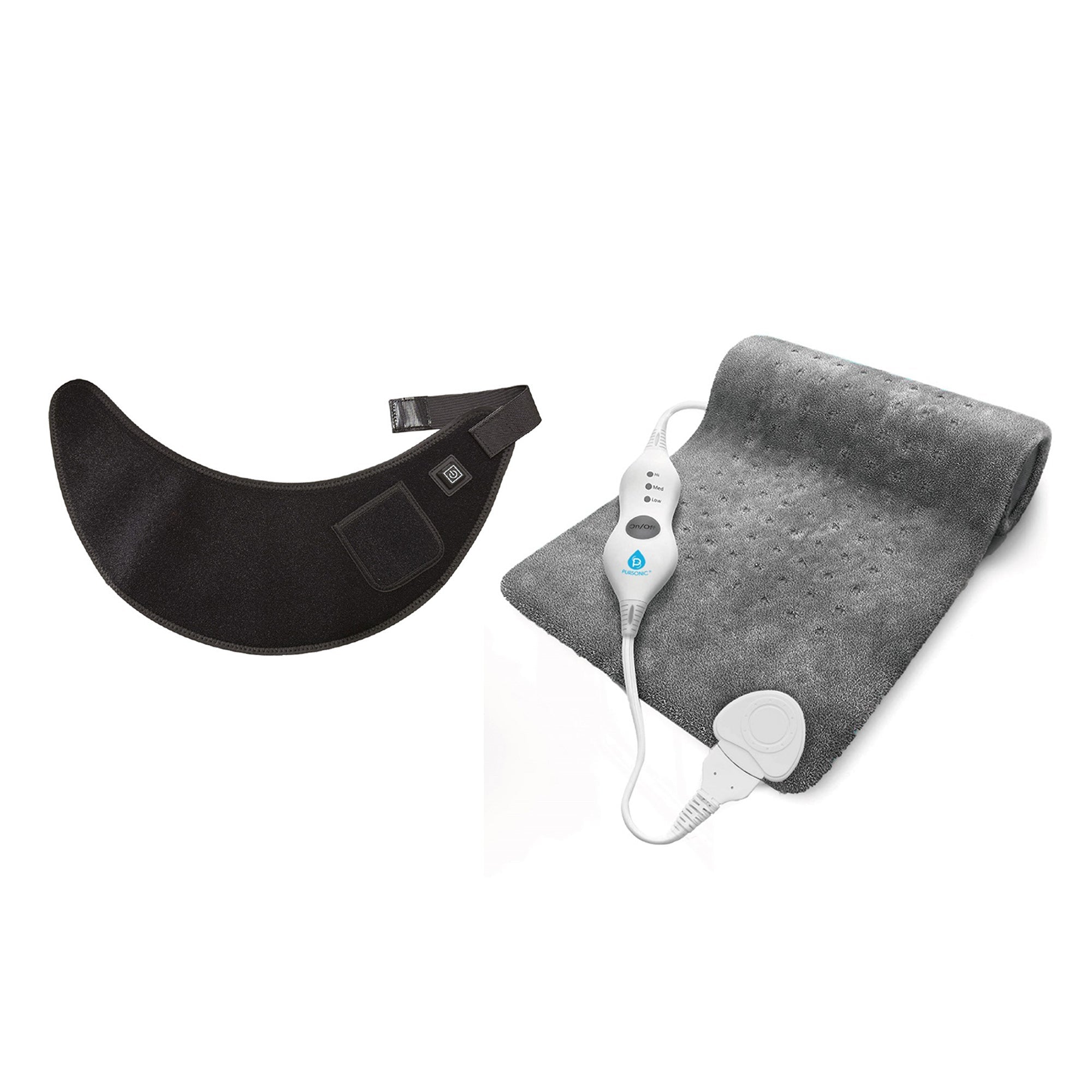 Red Light Therapy Neck Wrap and Fast-Heating Full Body Heating Pad