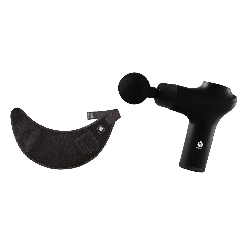 Red Light Therapy Neck Wrap & 3-Speed Massage Gun