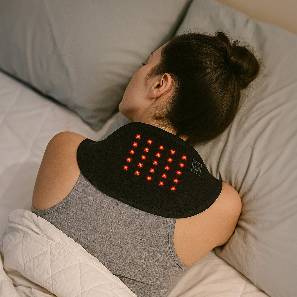 Pursonic Red Light Therapy Neck Pack Wrap – Targeted Relief for Neck & Shoulders