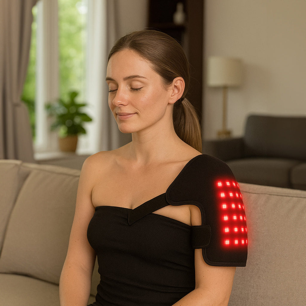Pursonic Red Light Therapy Shoulder Pad – Targeted Relief for Pain, Stiffness & Recovery