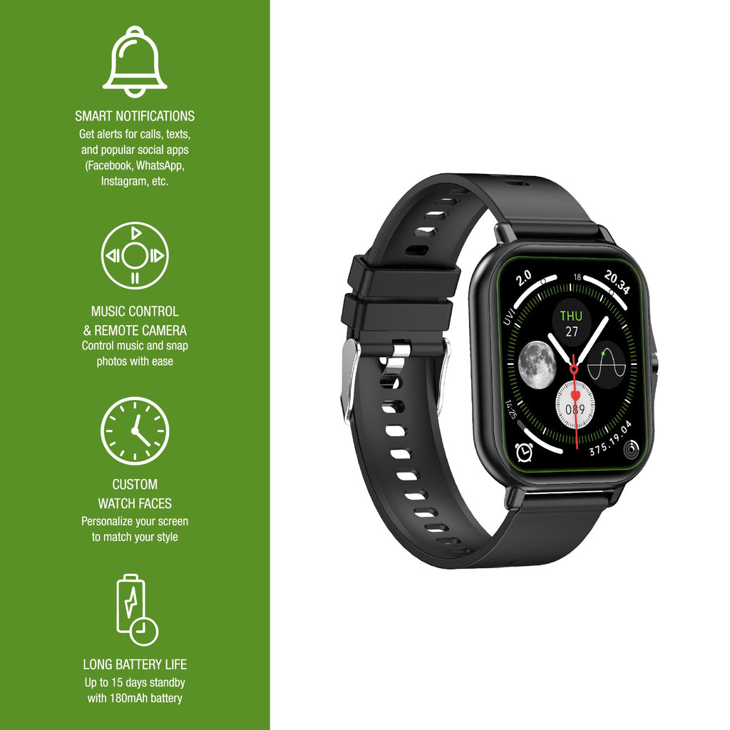 Smart Lifestyle Bundle: True Wireless Stereo Earbuds & All-in-One Bluetooth Smart Watch