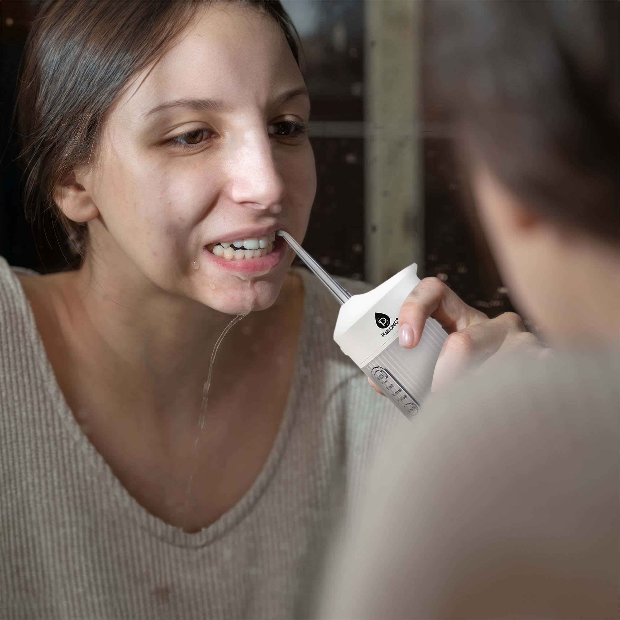 Complete Oral Care Bundle: Rechargeable Toothbrush, Water Flosser & Tongue Scraper