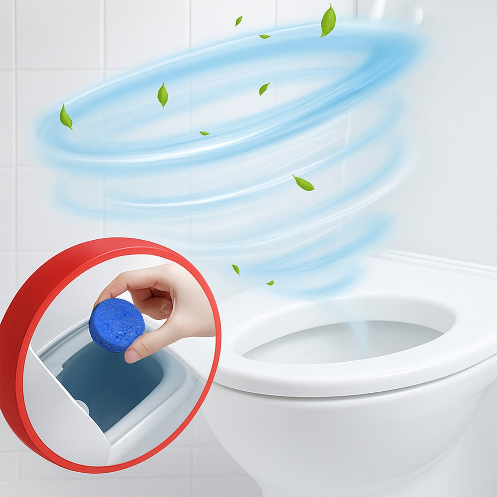 Pursonic Eco Home Essentials Bundle: Toilet Cleaner Tablets + Wool Dryer Balls + Eco Laundry Detergent Sheets