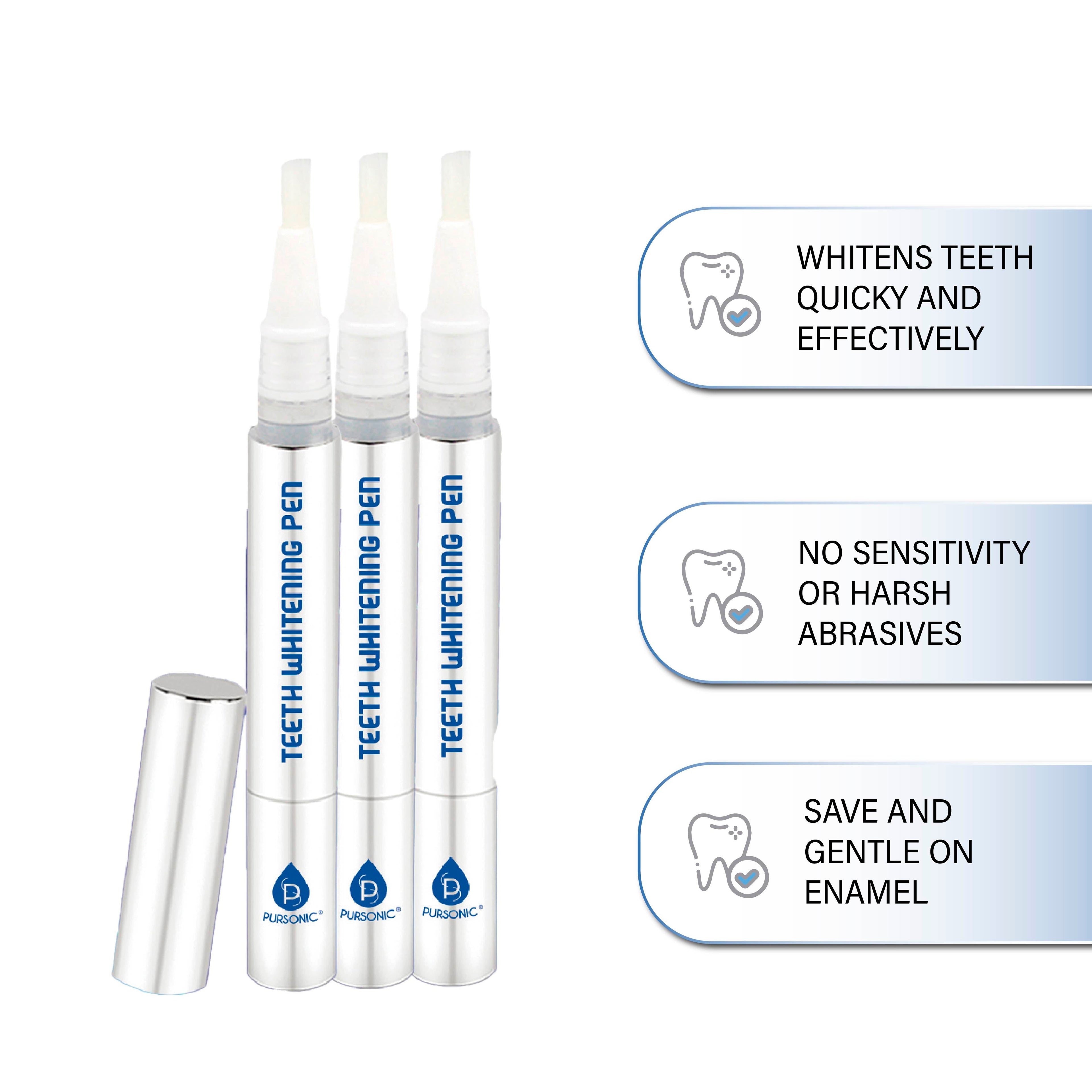 Pursonic Teeth Whitening Pen: Your Secret to a Brighter Smile On-the-Go (9-Pack)