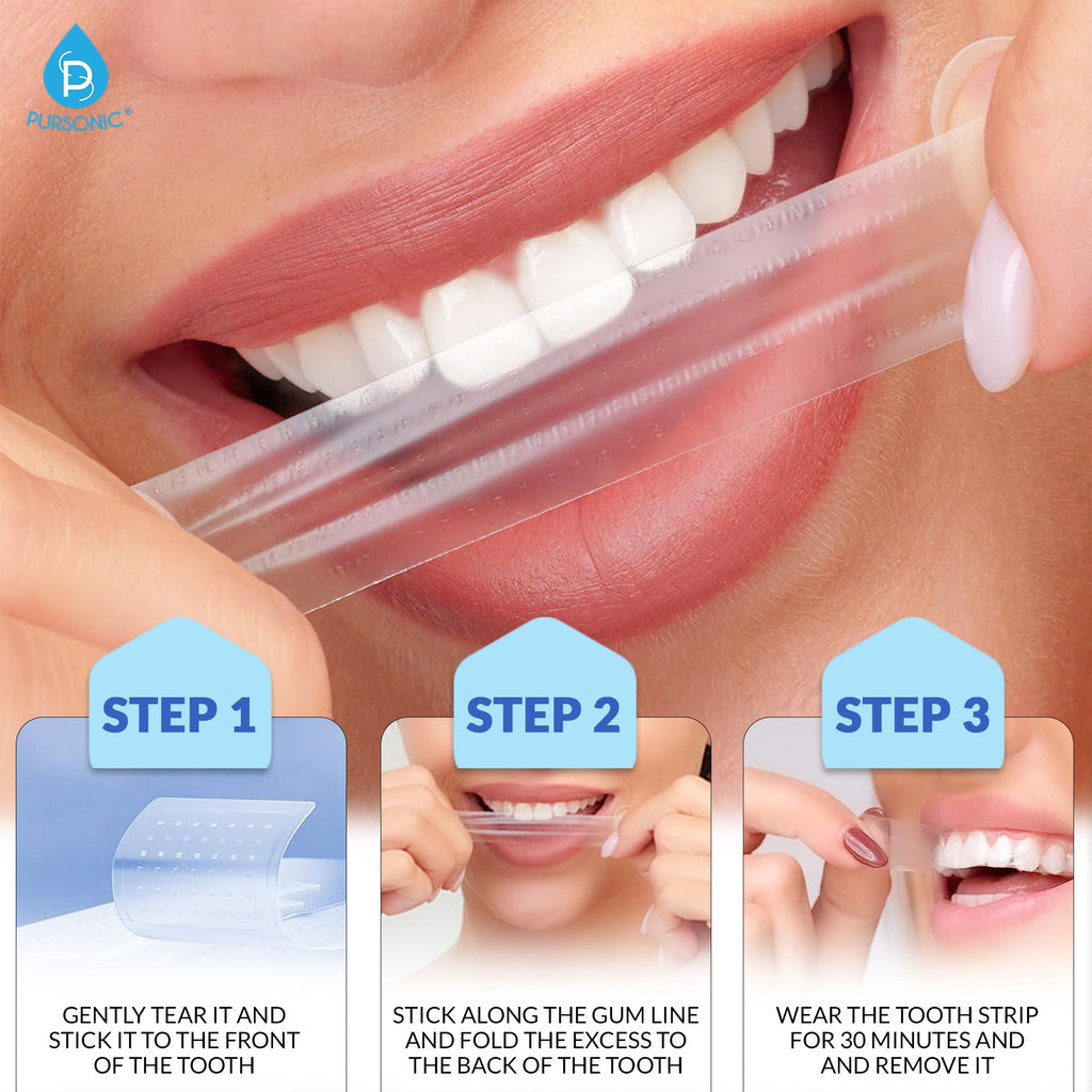 Total Smile Confidence System: Professional Teeth Whitening Strips, Teeth Whitening Serum & Teeth Whitening Pen